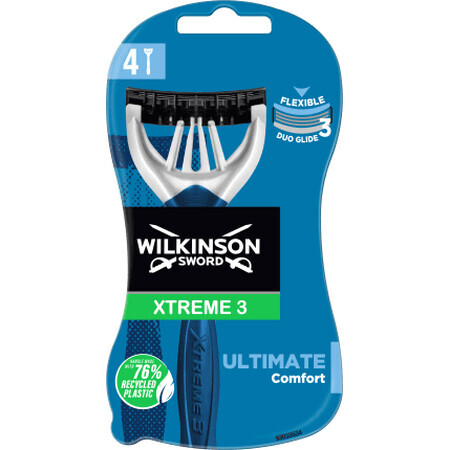 Wilkinson xtreme 3 ultimate razor, 4 pcs