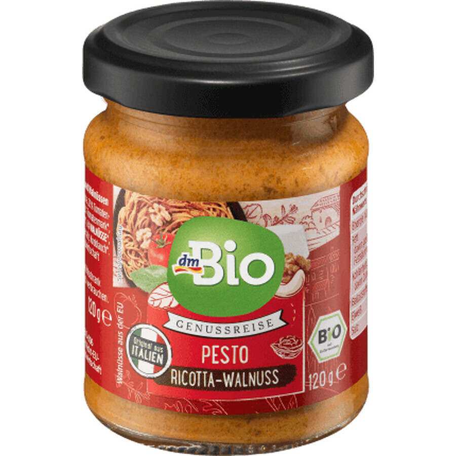 DmBio Pesto de ricotta aux noix, ECO, 120 g