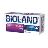 Bioland Ginkgo Biloba 40 mg + Mg 150 mg, 30 comprimés pelliculés, Bioland