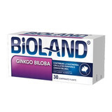 Bioland Ginkgo Biloba, 80 mg, 30 comprimés pelliculés, Bioland