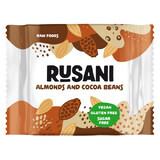 Biscuits végétaliens aux fèves de cacao, 40 g, Rusani