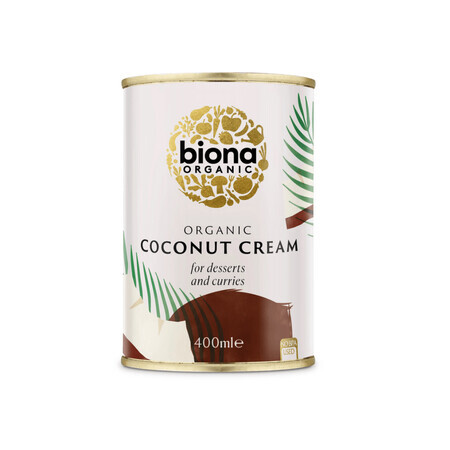 Crème de noix de coco biologique, 400 ml, Biona
