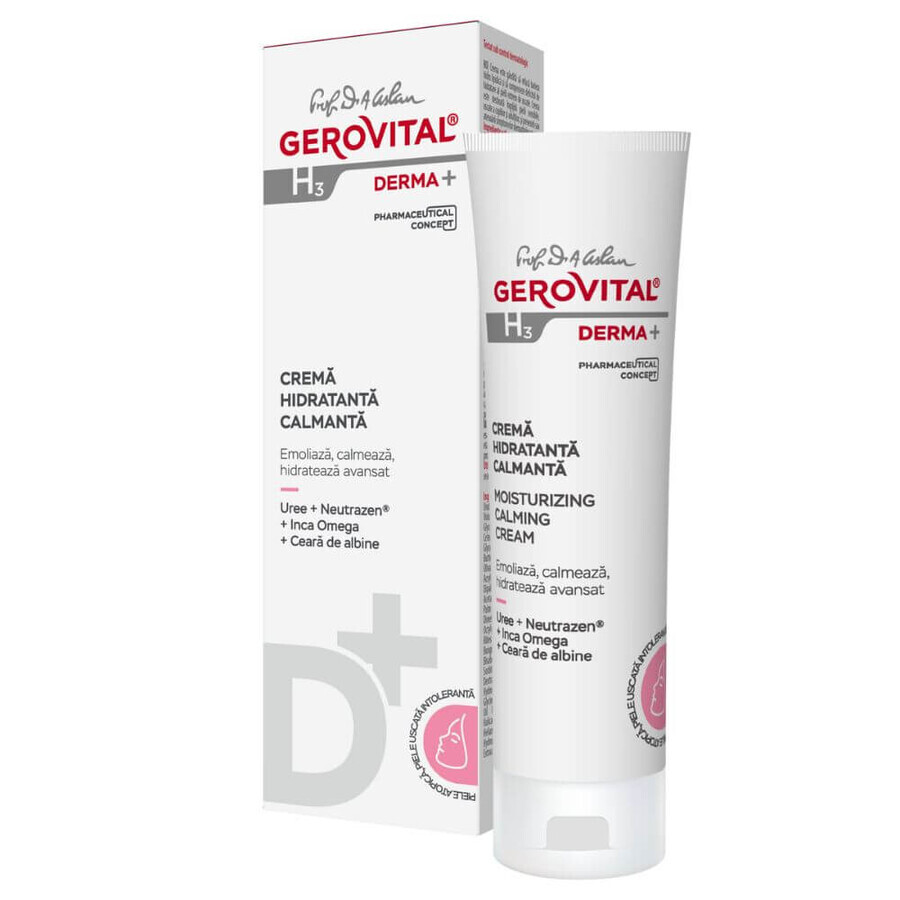 Gerovital H3 Derma+ Beruhigende Feuchtigkeitscreme, 50 ml, Farmec