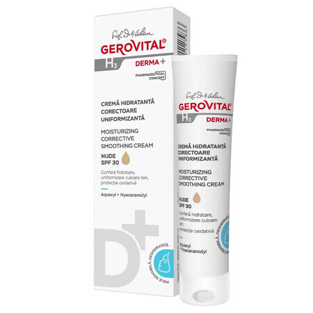 Gerovital H3 Derma+ feuchtigkeitsspendende und korrigierende Creme, 30 ml, Gerovital