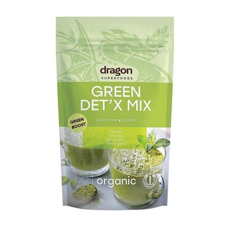 Organic Green Detox Mix, 200 g, Dragon Superfoods