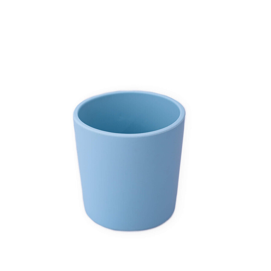 Gobelet en silicone pour enfants, bleu, 180 ml, Oaki