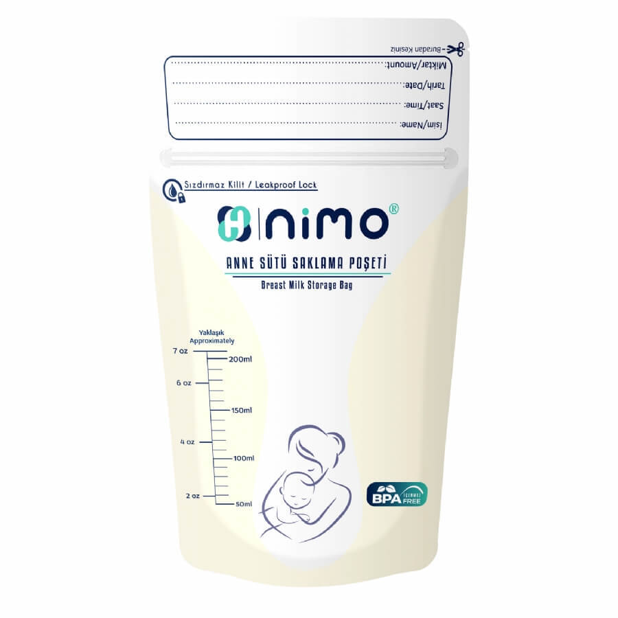 Sacs de conservation pour le lait maternel, 20 pièces, Nimo