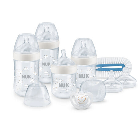 Set de bouteilles Thermo Control et accessoires, blanc, Nuk