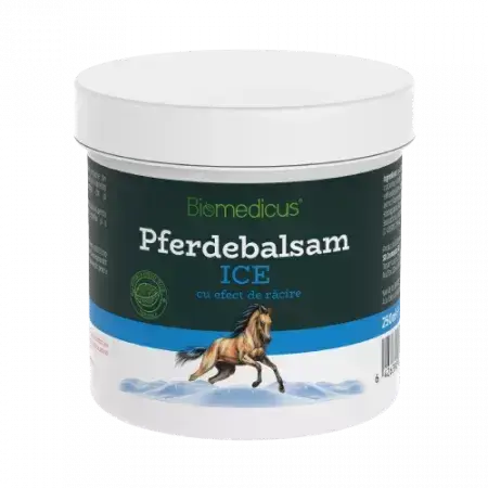Baume pour chevaux avec effet rafraîchissant Pferdebalsam, 250 ml, Biomedicus