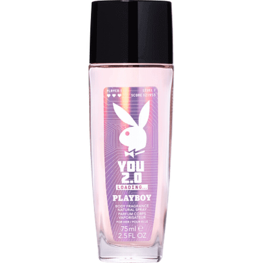 Playboy Déodorant naturel spray you 2.0, 75 ml