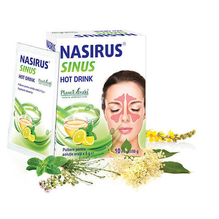 Nasirus Sinus Hot Drink x 10plic, Pflanze E