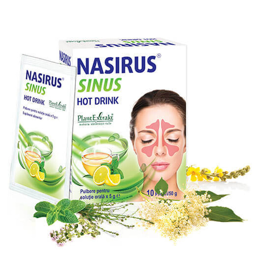 Nasirus Sinus Hot Drink x 10 bustine, Pianta E