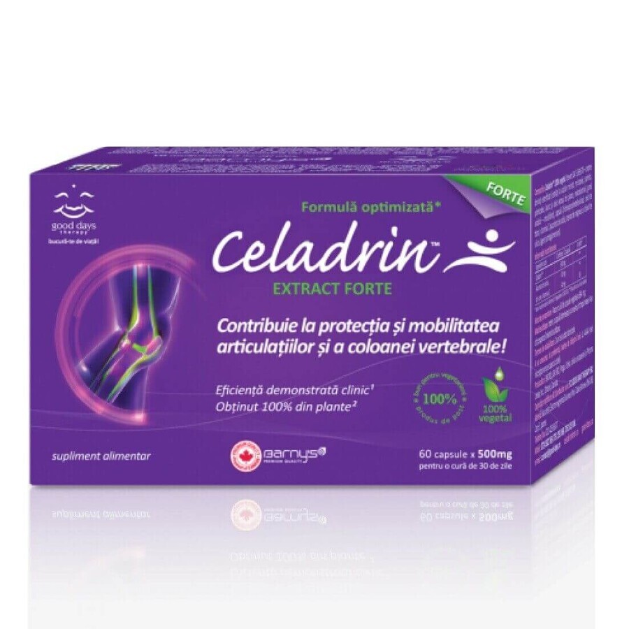 Celadrin Extract Forte, 60 gélules + ColaFast Collagen Rapid, 30 gélules, Good Days Therapy - cadeau