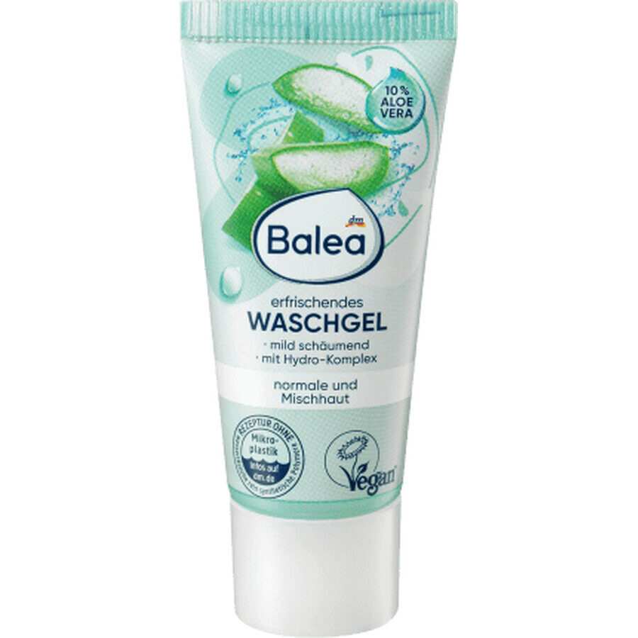 Balea gel nettoyant pour le visage à l'aloe vera, 20 ml