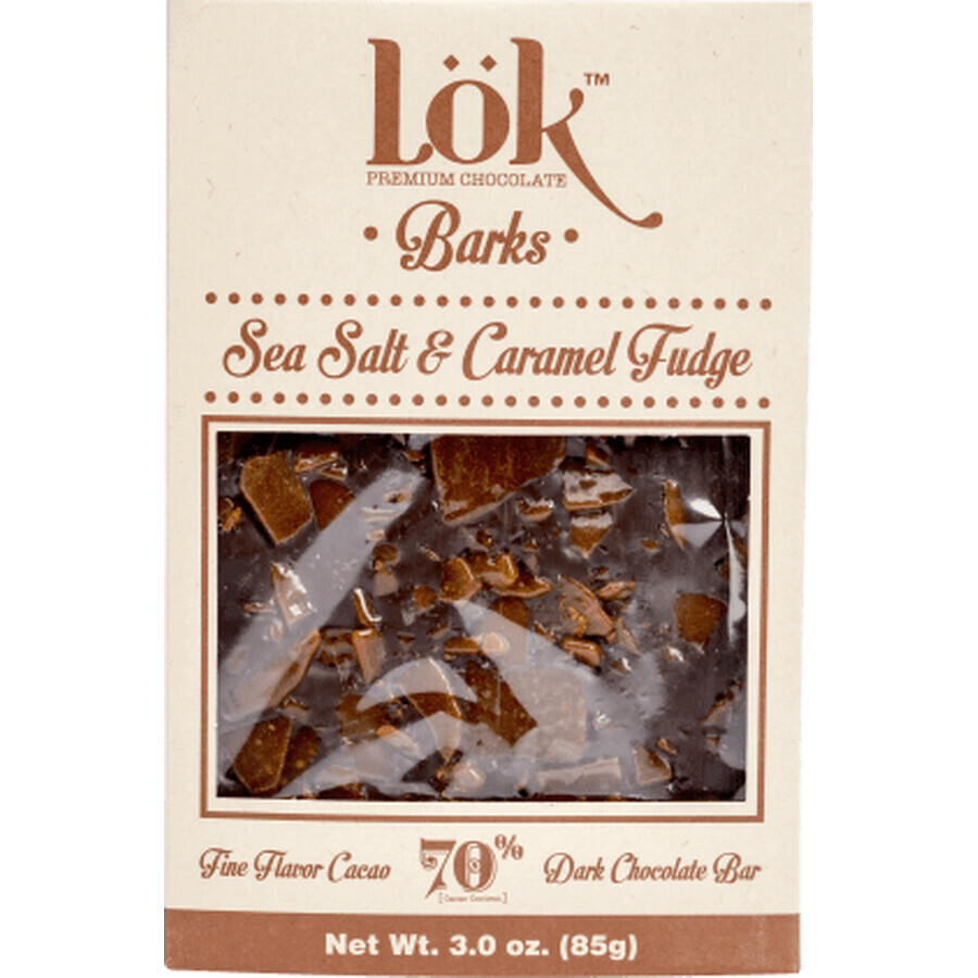 Lök Chocolat au caramel et au sel de mer, 85 g