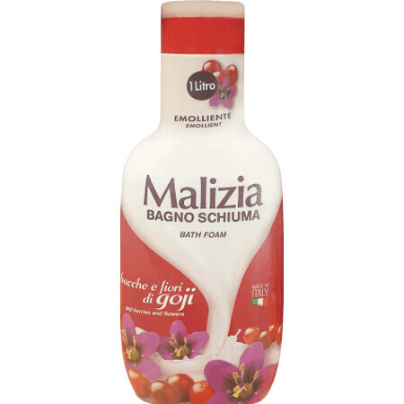 Malizia Prickelnder Badeschaum mit Goji-Beeren, 1 l