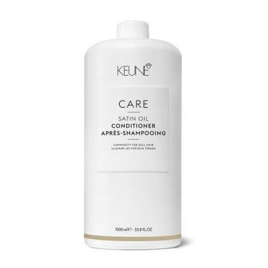 Satin Oil Care Conditionneur pour cheveux secs, 1000 ml, Keune
