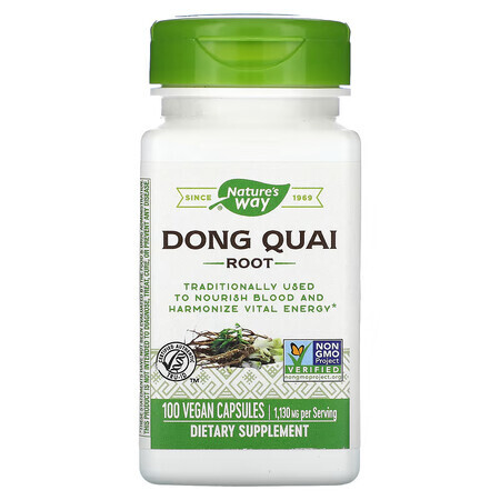 Dong Quai 565 mg Natures Way, 100 Kapseln, Secom