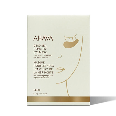 Ahava Osmoter Eye Mask 6 Pack, Repair and Anti-fatigue Pack