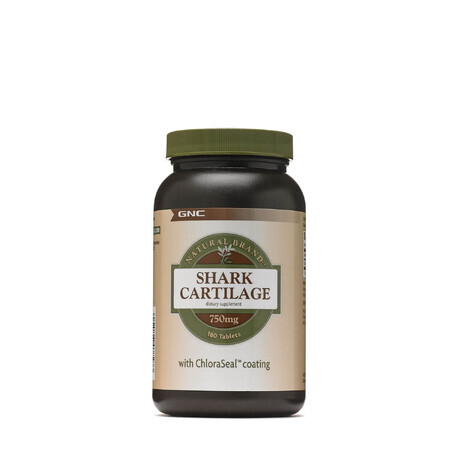 GNC Natural Brand™ Shark Cartilage, Cartilage de requin 750 mg, 180 tb
