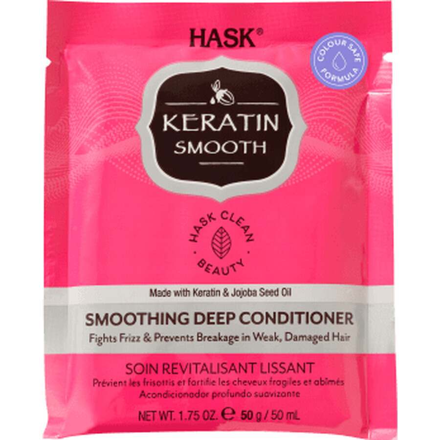 Hask Revitalisierende Haarspülung mit Keratinprotein, 50 ml
