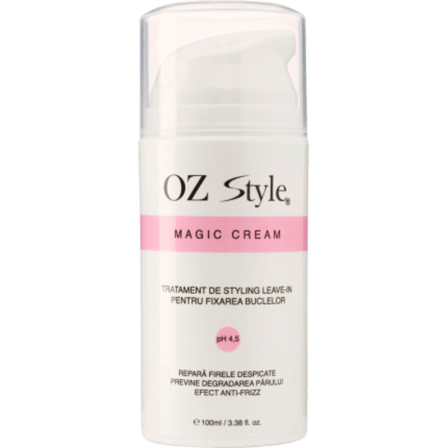 OZ Style Magic Cream trattamento styling senza risciacquo per fissare i ricci, 100 ml