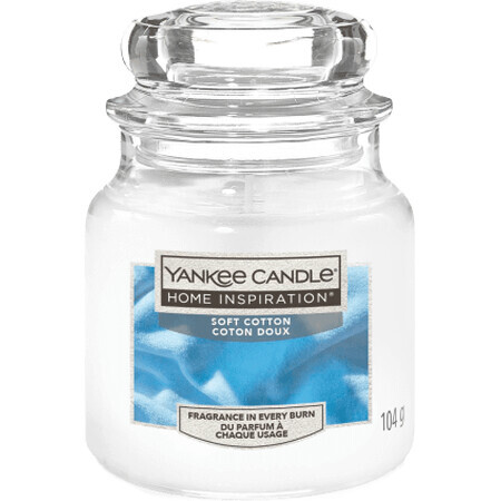 Yankee Candle Bougie parfumée en coton doux, 1pc