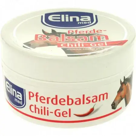 Crema antireumatica Horse Balm Activ, sotto forma di gel al peperoncino 150 ml, Elina