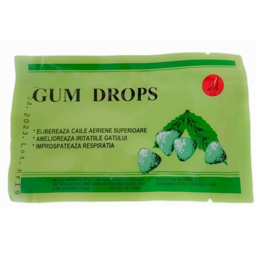 Gouttes pour le nez, la gorge et la poitrine Toux Gum Unick, 40 g, Shanghai Rong Xing