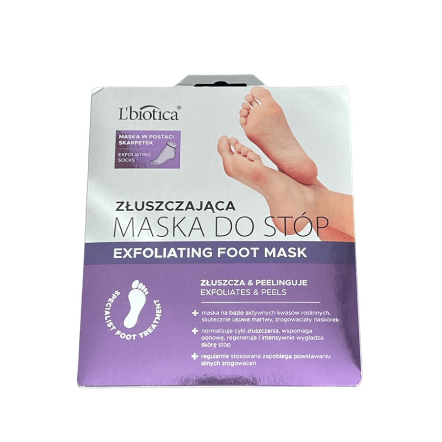 Chaussettes exfoliantes, 1 paire, L'Biotica