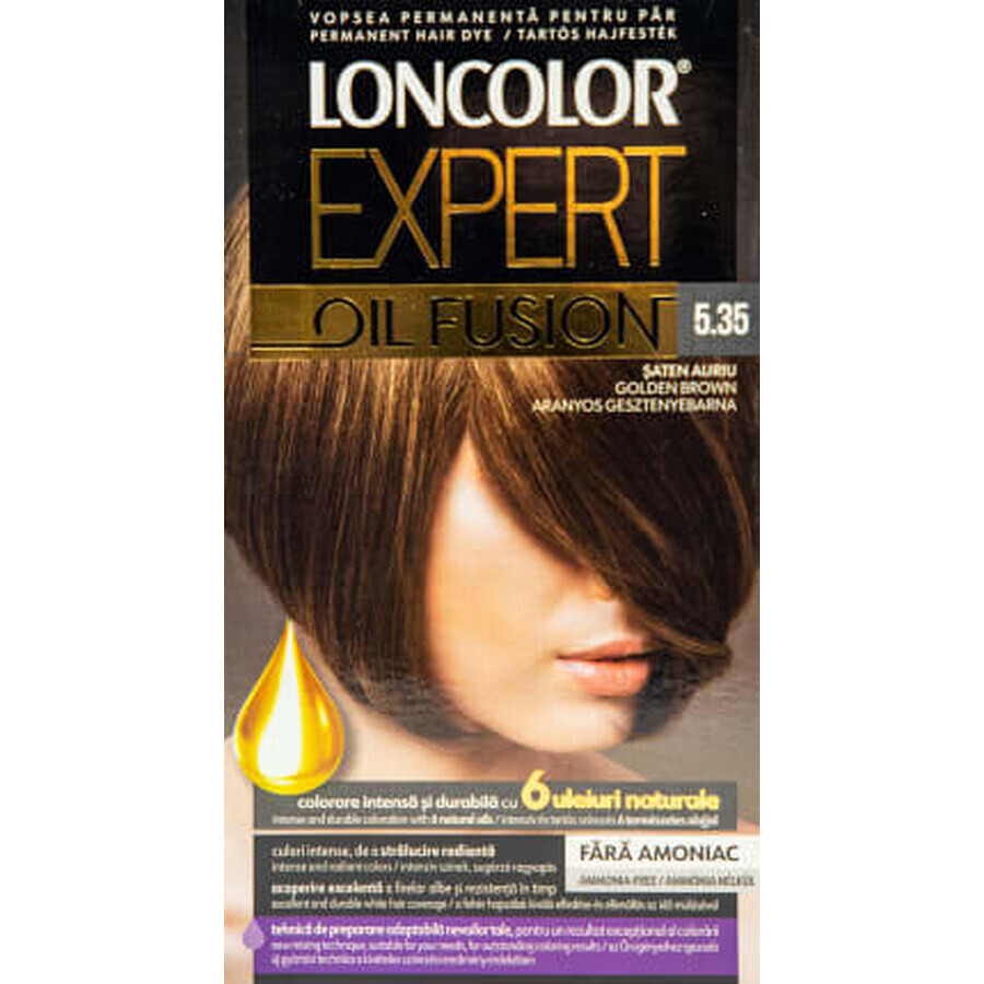 Loncolor Expert Ammonia-free hair dye Oil Fusion golden brown, 1 pc