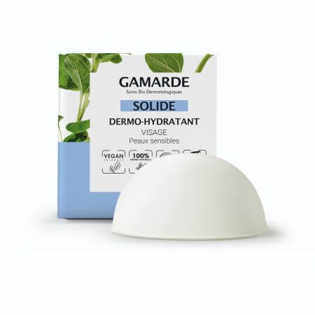 Calup dermo-hydratant solide pour la peau, 32 g, Gamarde
