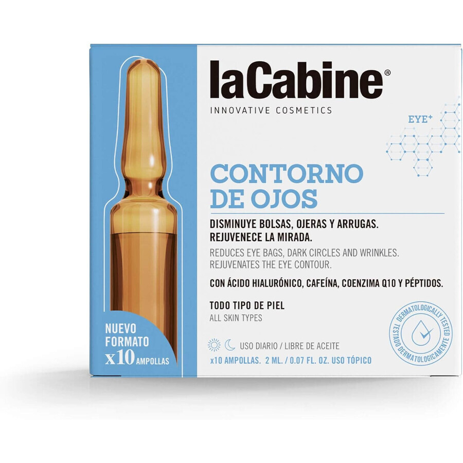 Oogcontourflacon, 10 flacons x 2 ml, La Cabine