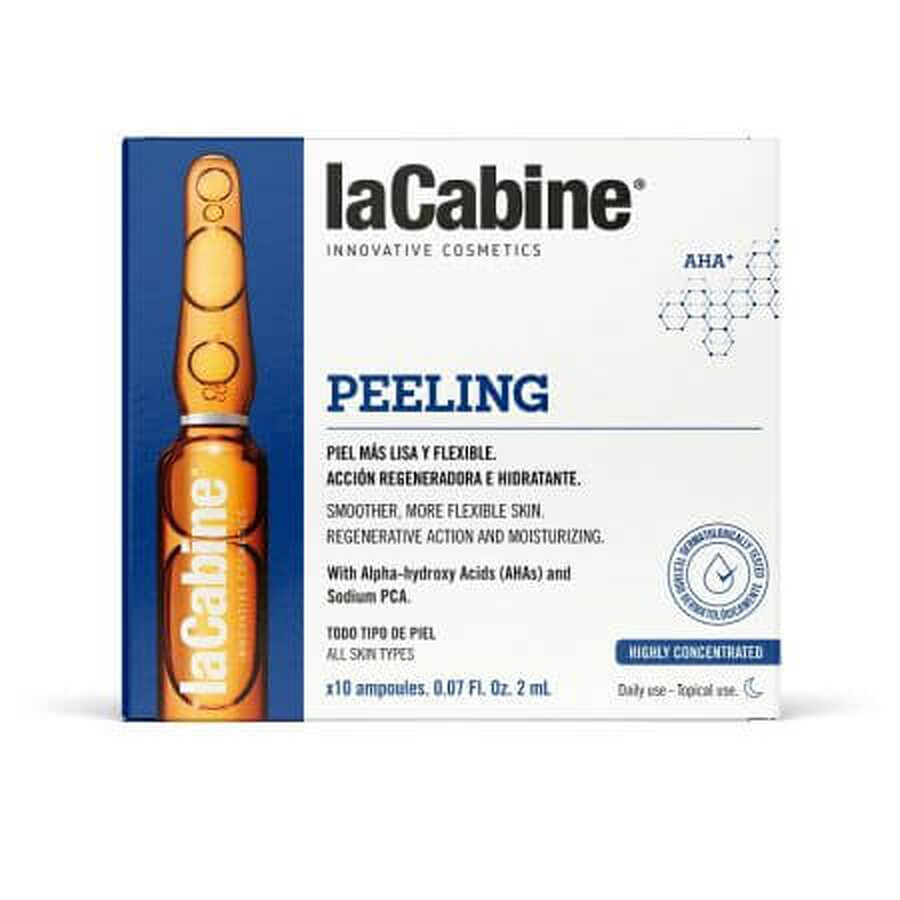 Peeling-Fläschchen, 10 Fläschchen x 2 ml, La Cabine