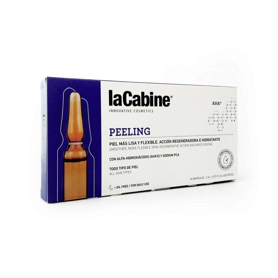 Peeling-Fläschchen, 10 Fläschchen x 2 ml, La Cabine