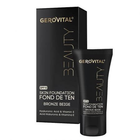 Tonalità di fondotinta Bronze Beige, 30 ml, Gerovital Beauty