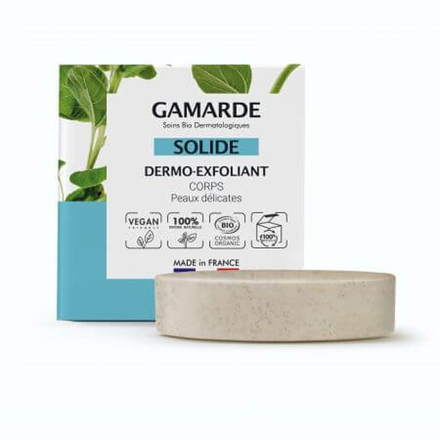 Dermo gommage solide pour le corps, 93 g, Gamarde