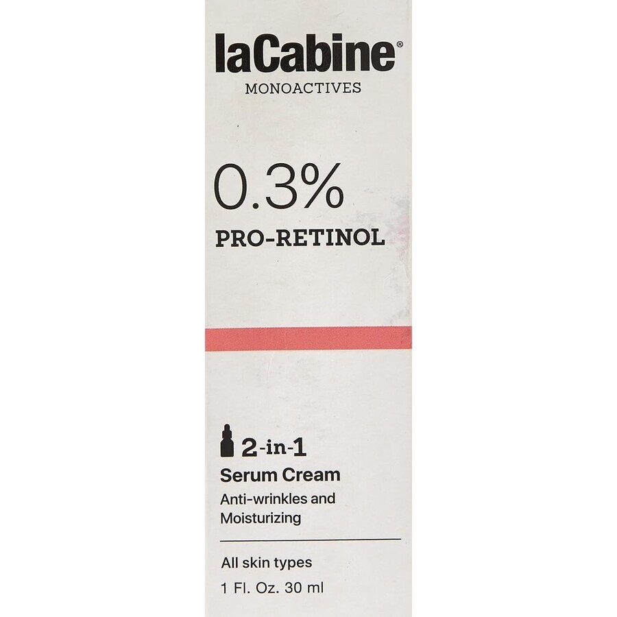 Ser-cream Monoactives 0.3% Pro-Retinol, 30 ml, La Cabine