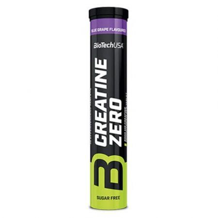 Creatina efervescenta Creatine Zero, Blue Grape, 18 tablete, Biotech USA