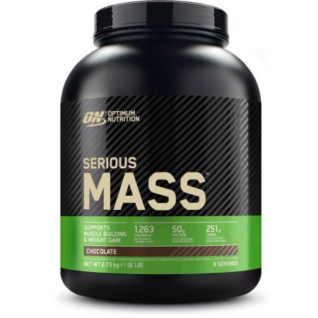 Poudre de protéine Serious Mass Gainer, Chocolat, 2730 g, Optimum Nutrition