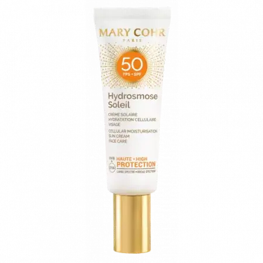 Crème visage Hydrosmose avec protection solaire SPF50, 50 ml, Mary Cohr