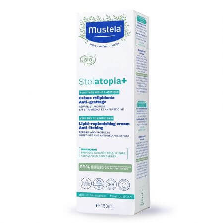 Stelatopia+ crème relipidante, 150 ml, Mustela