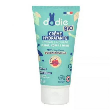 Crème hydratante bio 3 en 1, 75 ml, Dodie