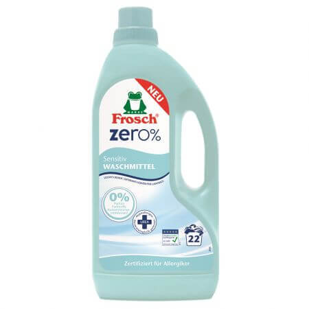 Detersivo per bucato Zero% Sensitive, 1500 ml, Frosch