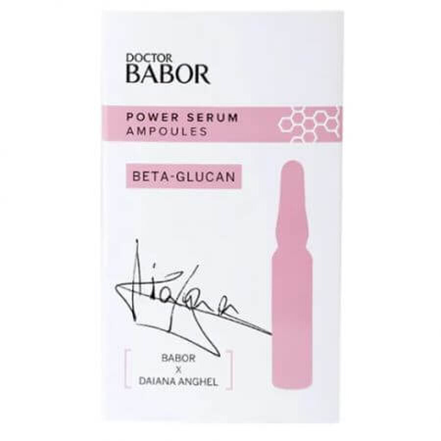 Babor x Daiana Anghel Beta Glucan ampoules concentrées, effet calmant, 7 ampoules x 2 ml, Babor