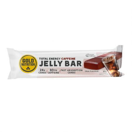 Jelly Bar gelée énergétique au goût de cola, 30 g, Gold Nutrition
