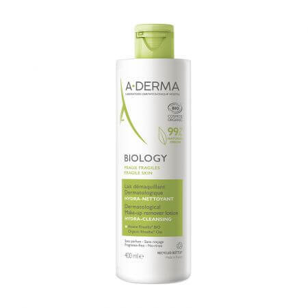 Latte detergente idratante Biology, 400 ml, A-Derma