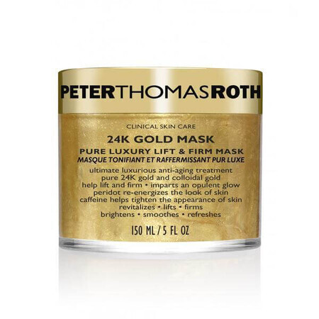 Masque pour le visage Masque à l'or 24K Pure Luxury Lift & Firm, 150 ml, Peter Thomas Roth