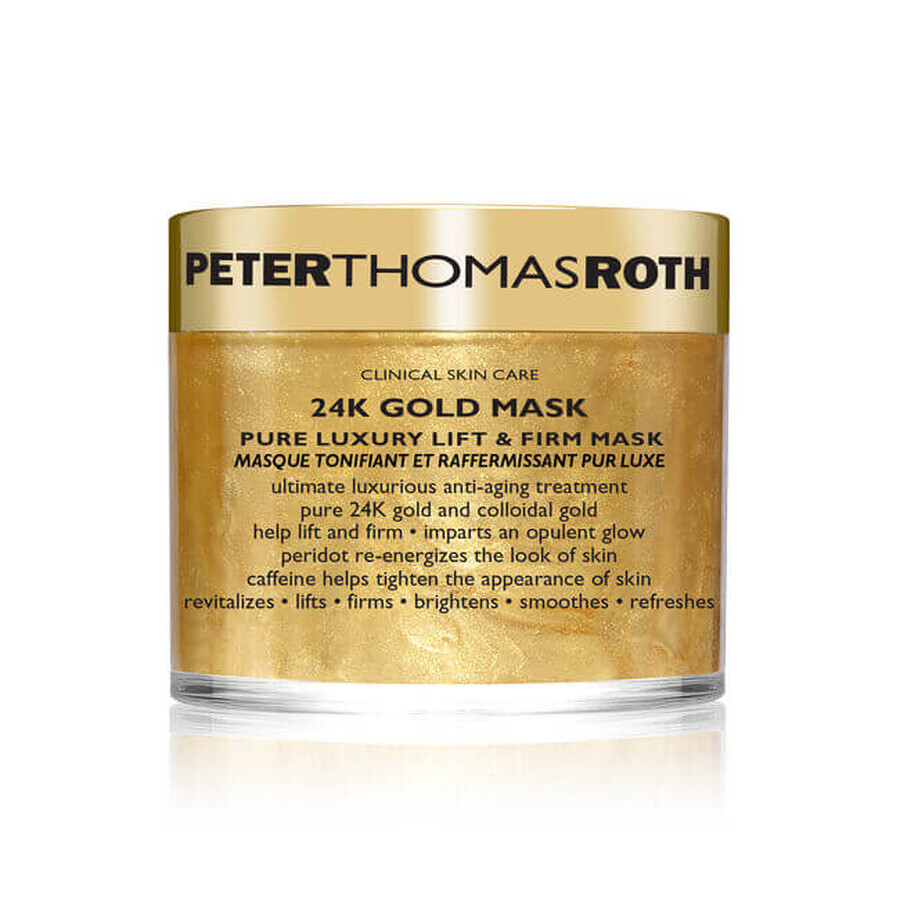 Masque pour le visage Masque à l'or 24K Pure Luxury Lift & Firm, 50 ml, Peter Thomas Roth