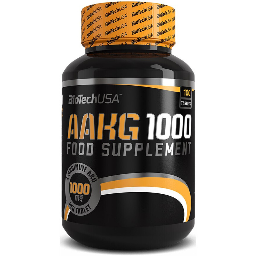 AAKG 1000 mg, 100 comprimés, Biotech USA